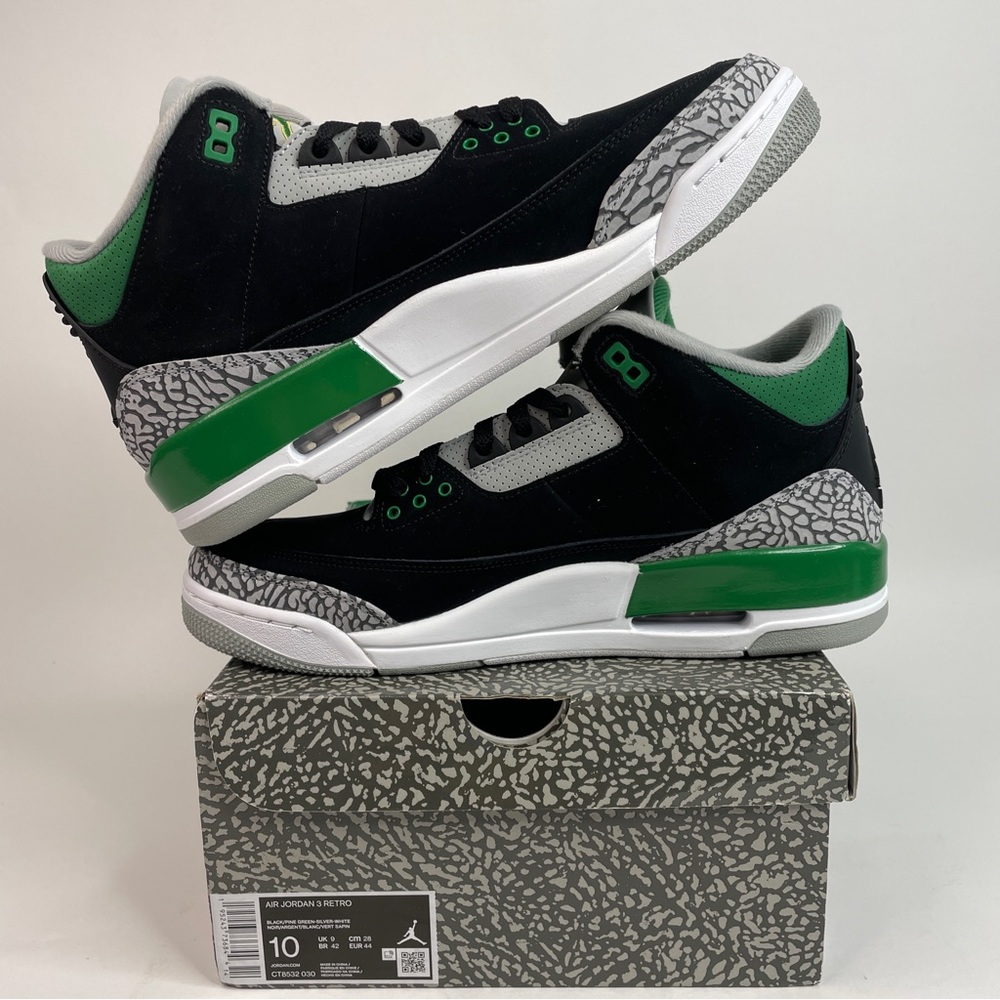 Nike Air Jordan 3 Retro “Pine Green” 2023 - Picture 3 of 7